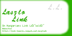 laszlo link business card